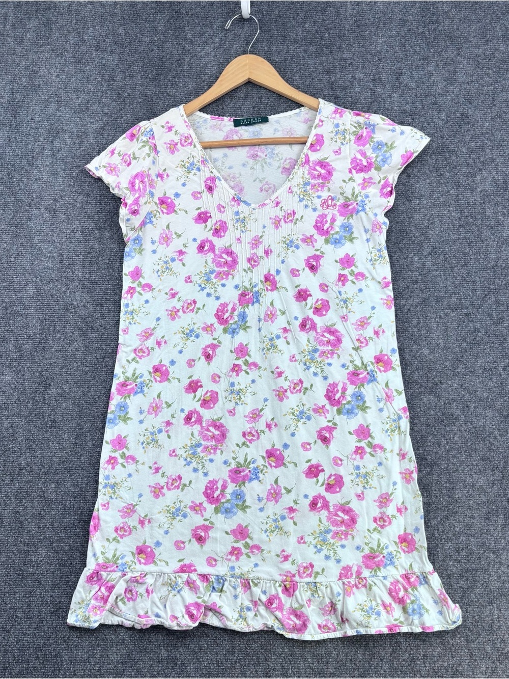 Lauren Ralph Lauren Floral Cottagecore Coquette Cotton Nightgown Women’s S
